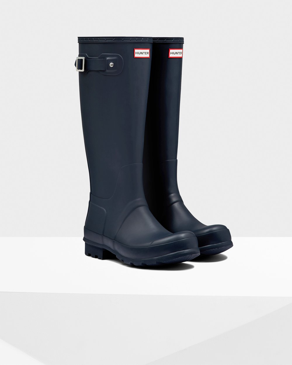 Mens Hunter Original - Tall Rain Boots Navy - 5936-EKHGD